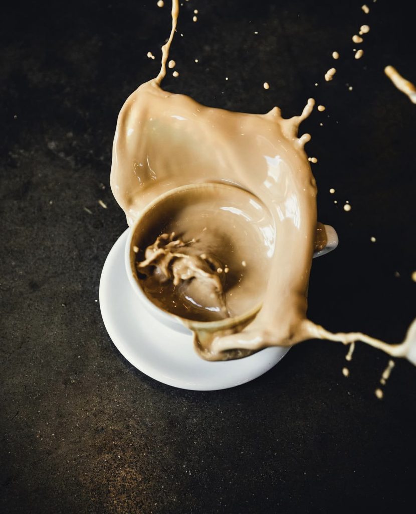 large mug with coffee