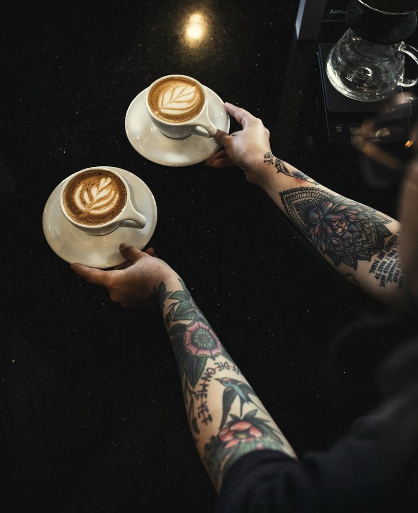 small cups of coffee