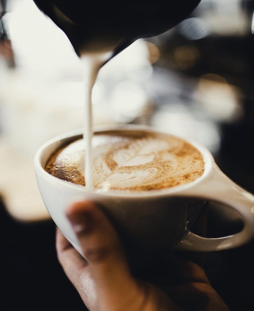 large mug with coffee