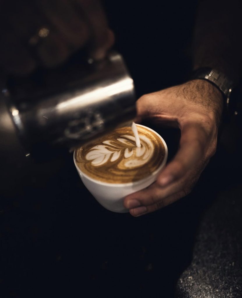 barista making cappuccino