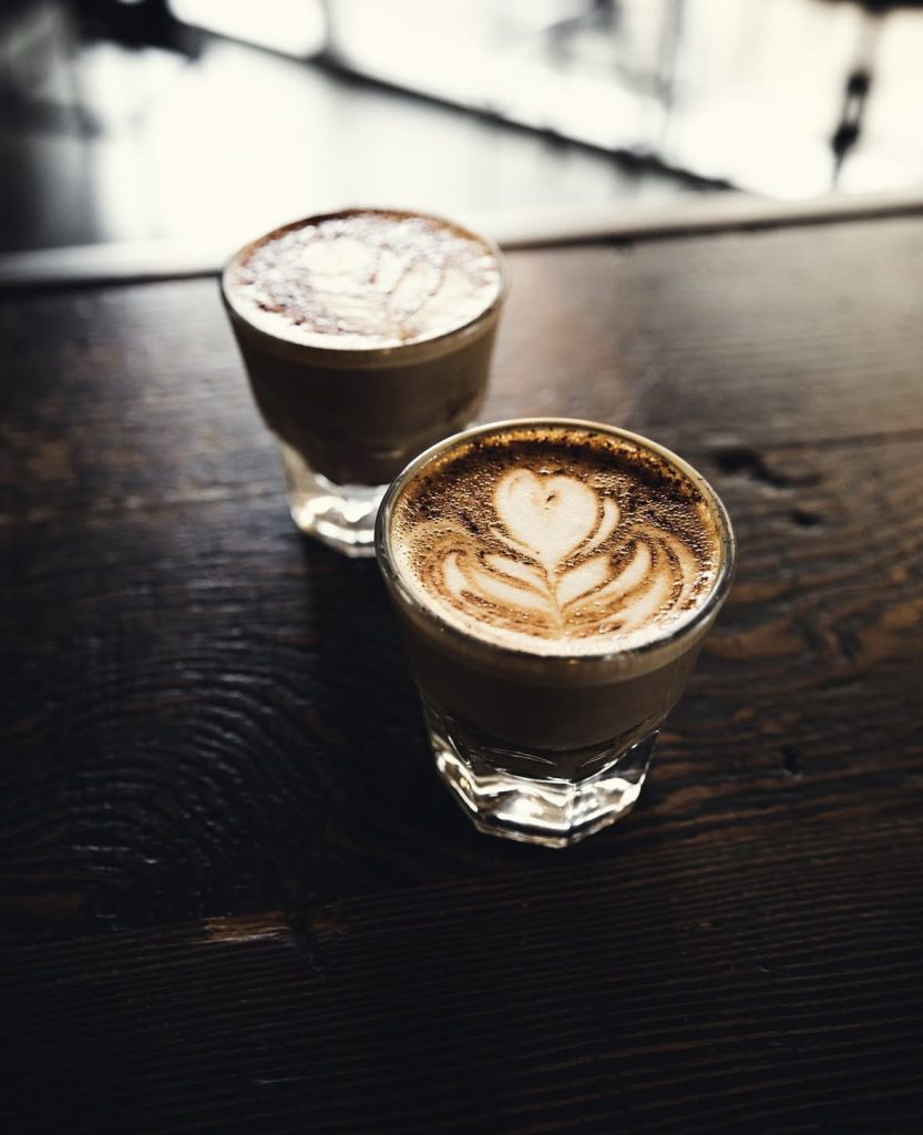 small cups of coffee