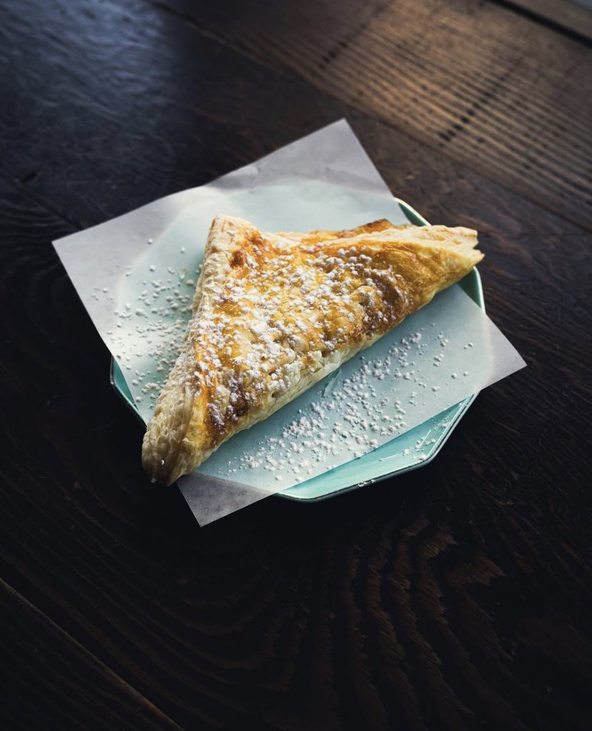 apple danish on plate