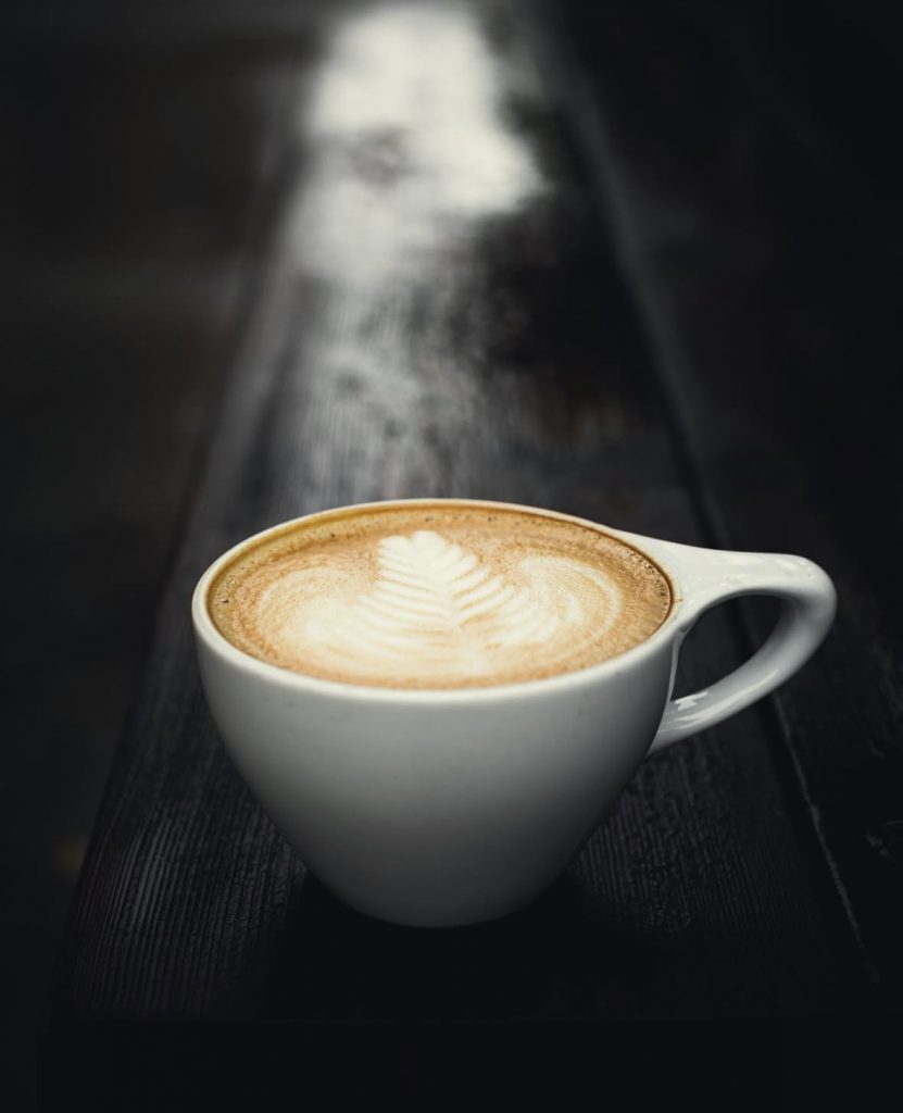 large mug with coffee